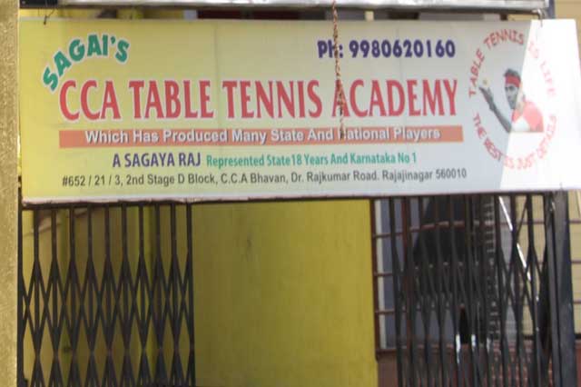 CCA Table Tennis Academy