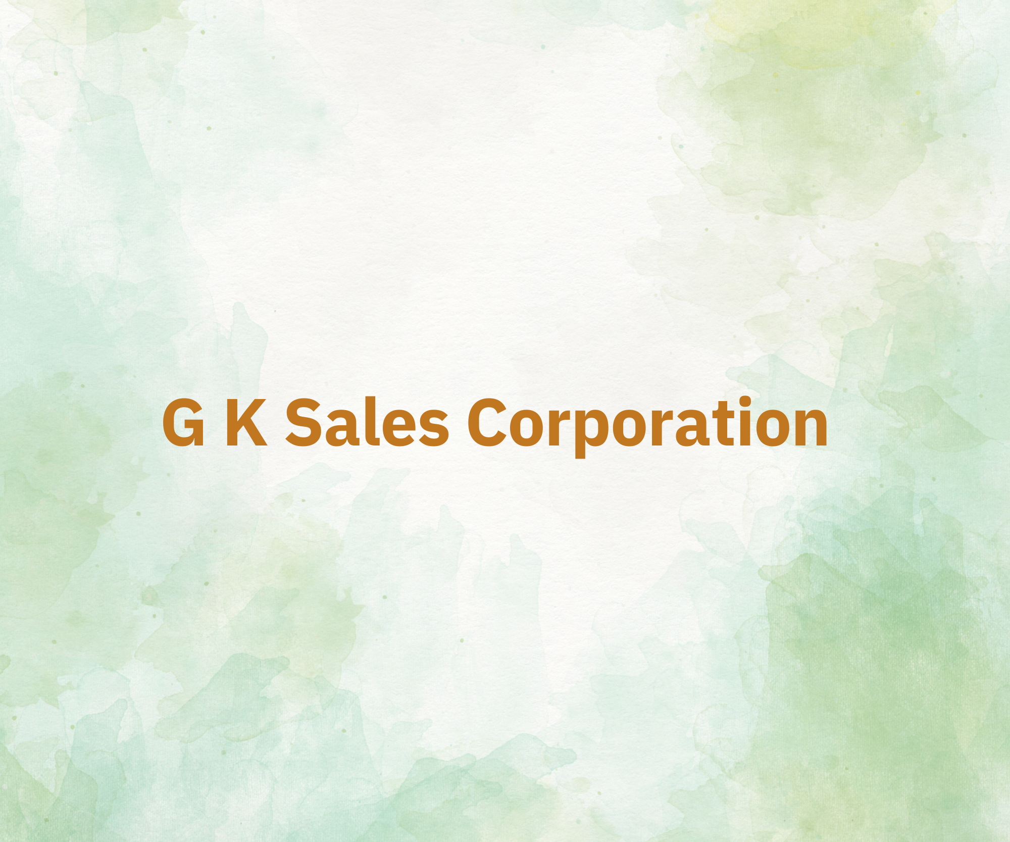 G K Sales Corporation  