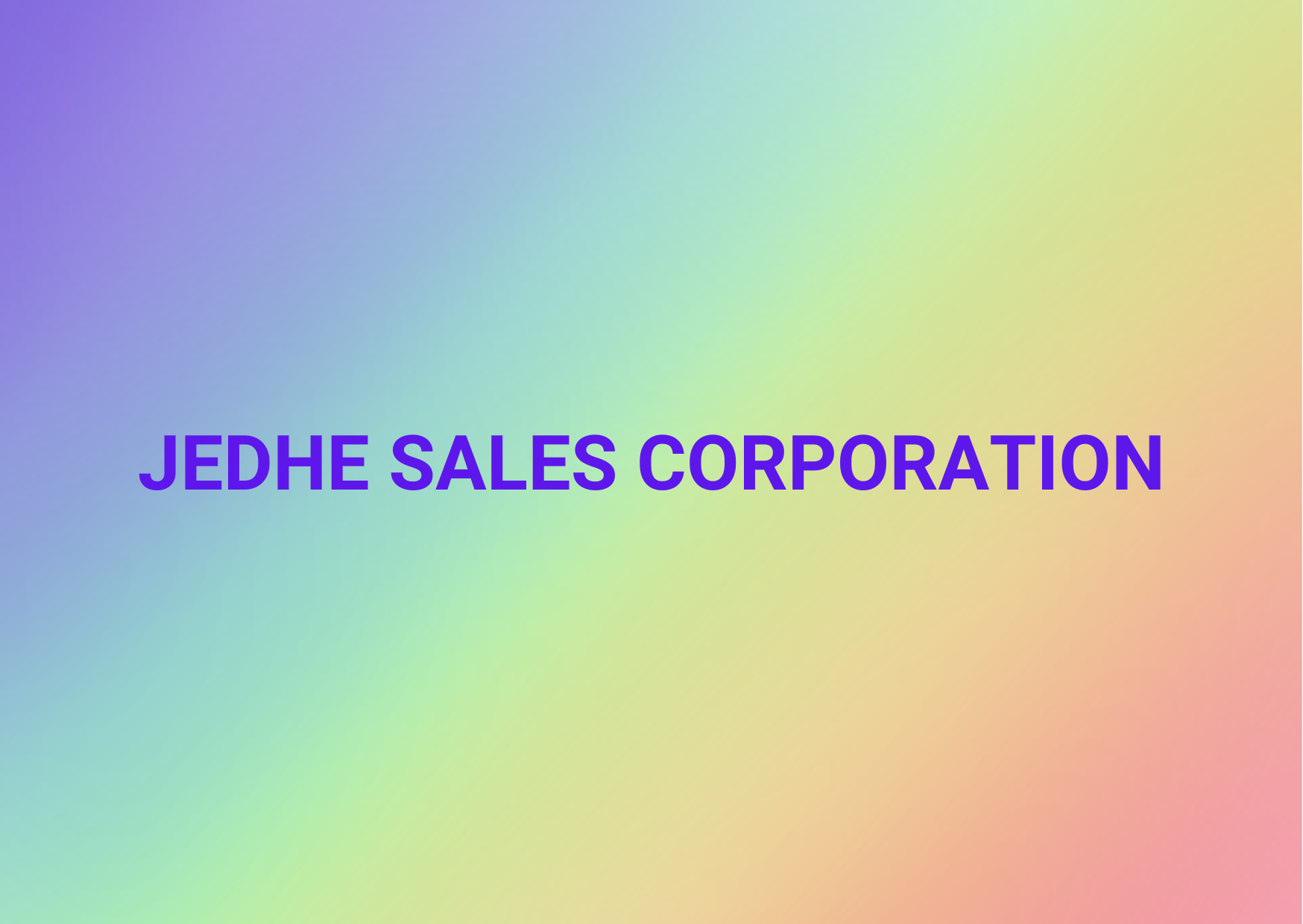 slider of Jedhe Sales Corporation 